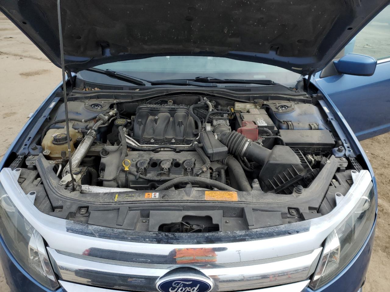2010 Ford Fusion VIN 3FAHP0JG3AR279493 Copart auction photo, rear end damage thumbnail 11