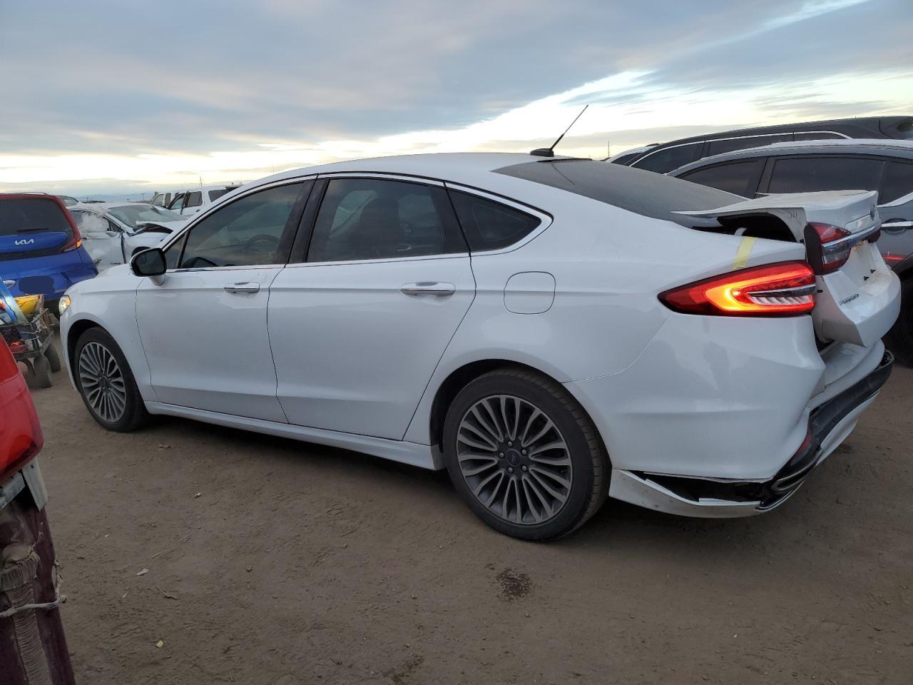 2017 Ford Fusion VIN 3FA6P0H97HR141352 Copart auction photo, rear end damage thumbnail 2