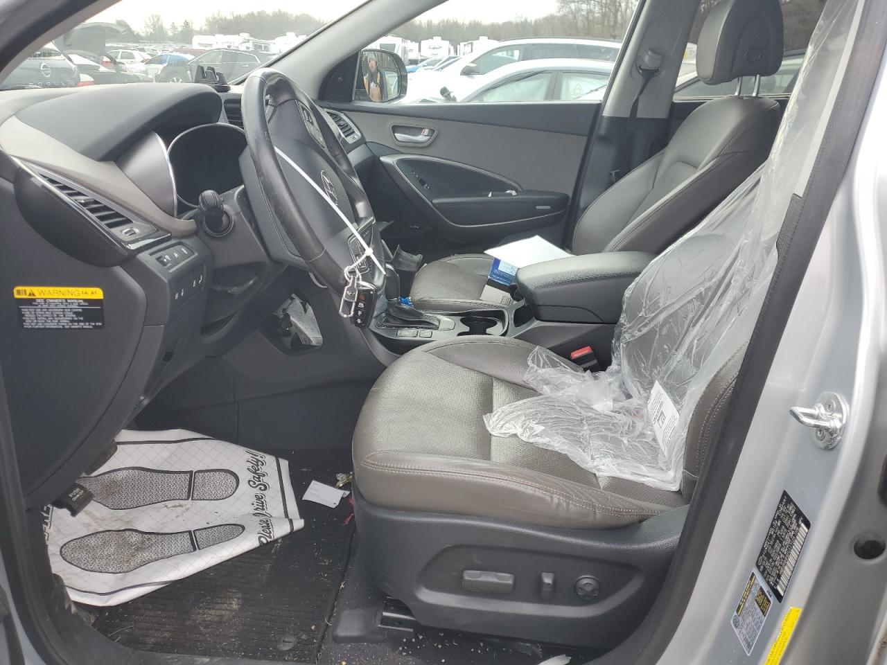 2015 Hyundai Santa Fe VIN KM8SR4HF6FU117125 Copart auction photo, front end damage thumbnail 7