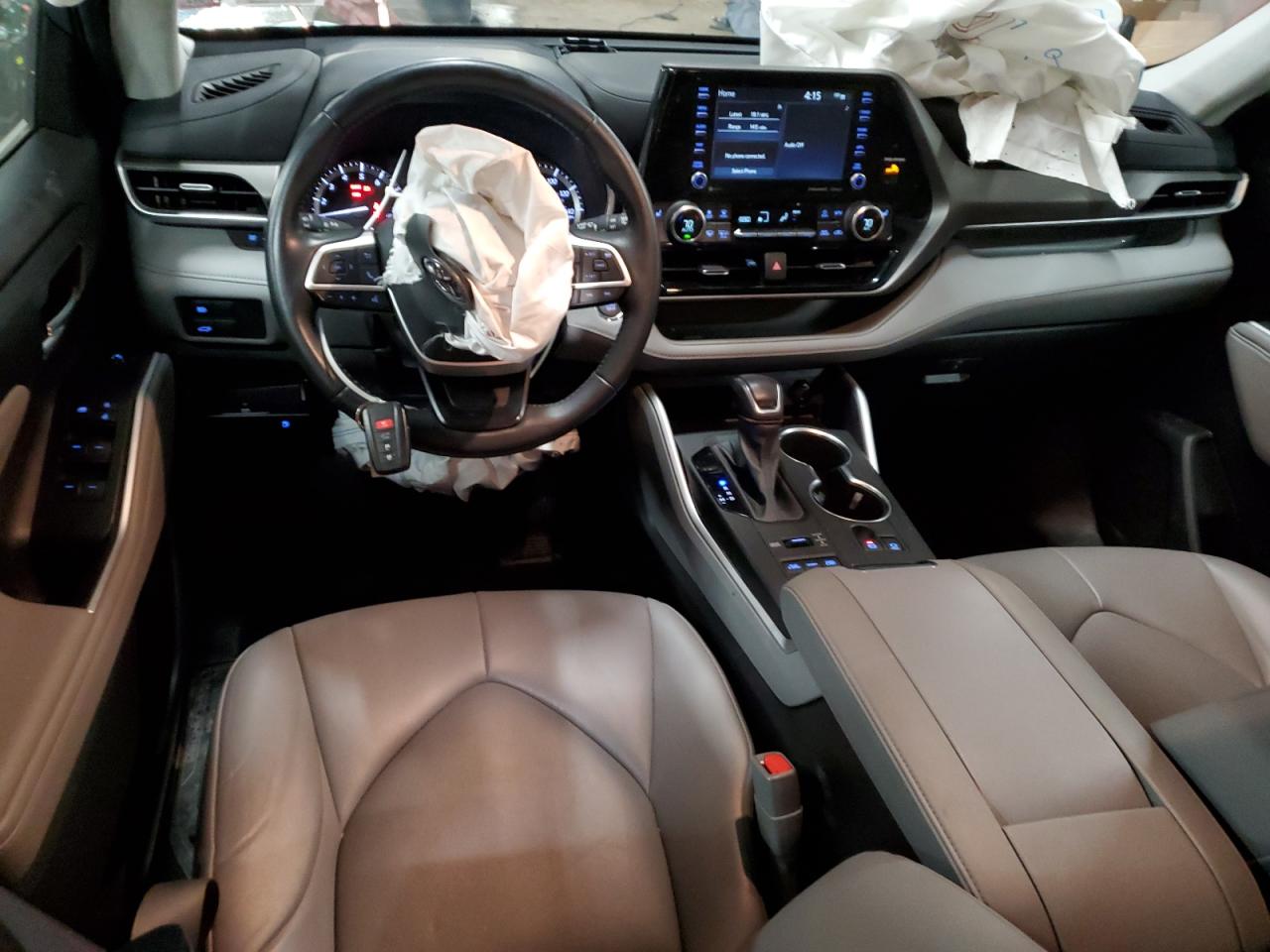 2022 Toyota Highlander VIN 5TDGZRBH8NS200785 Copart auction photo, front end damage thumbnail 8