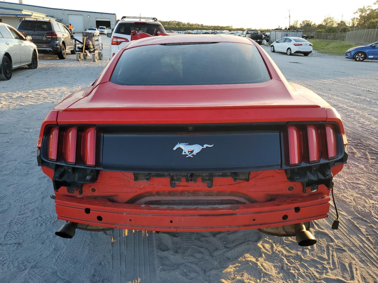 2015 Ford Mustang VIN 1FA6P8TH4F5315827 Copart auction photo, front end damage thumbnail 6