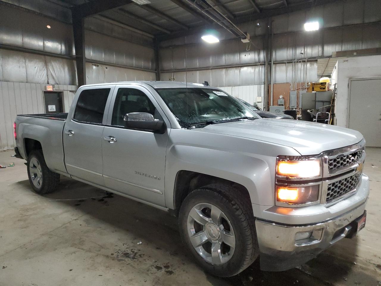 2014 Chevrolet Silverado VIN 3GCPCSEJ8EG533235 Copart auction photo, front end / side damage thumbnail 4