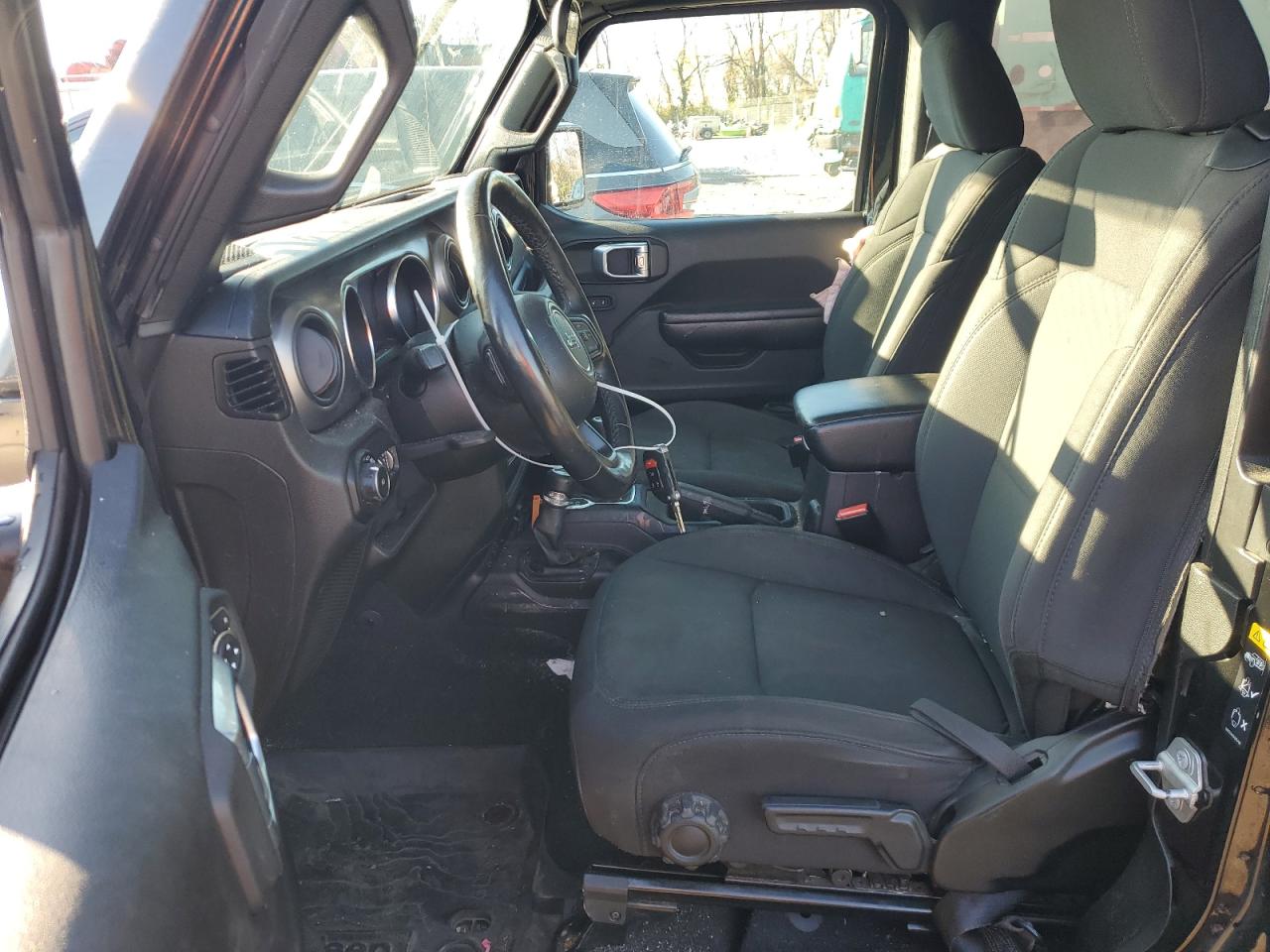 2021 Jeep Wrangler VIN 1C4GJXAN4MW697450 Copart auction photo, side damage thumbnail 7
