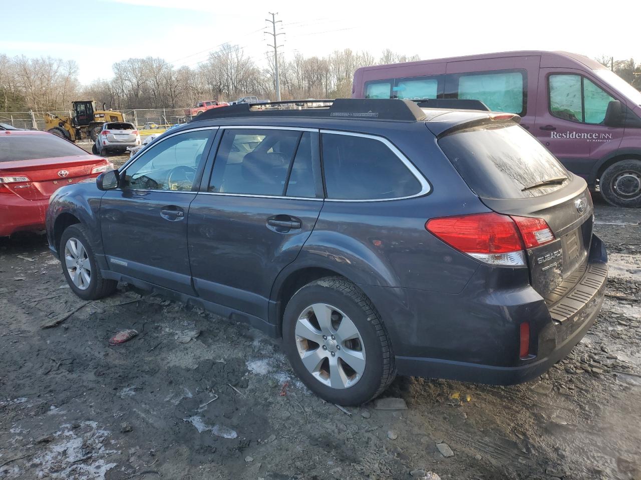 2012 Subaru Outback VIN 4S4BRBGC1C3261436 Copart auction photo, rear end damage thumbnail 2