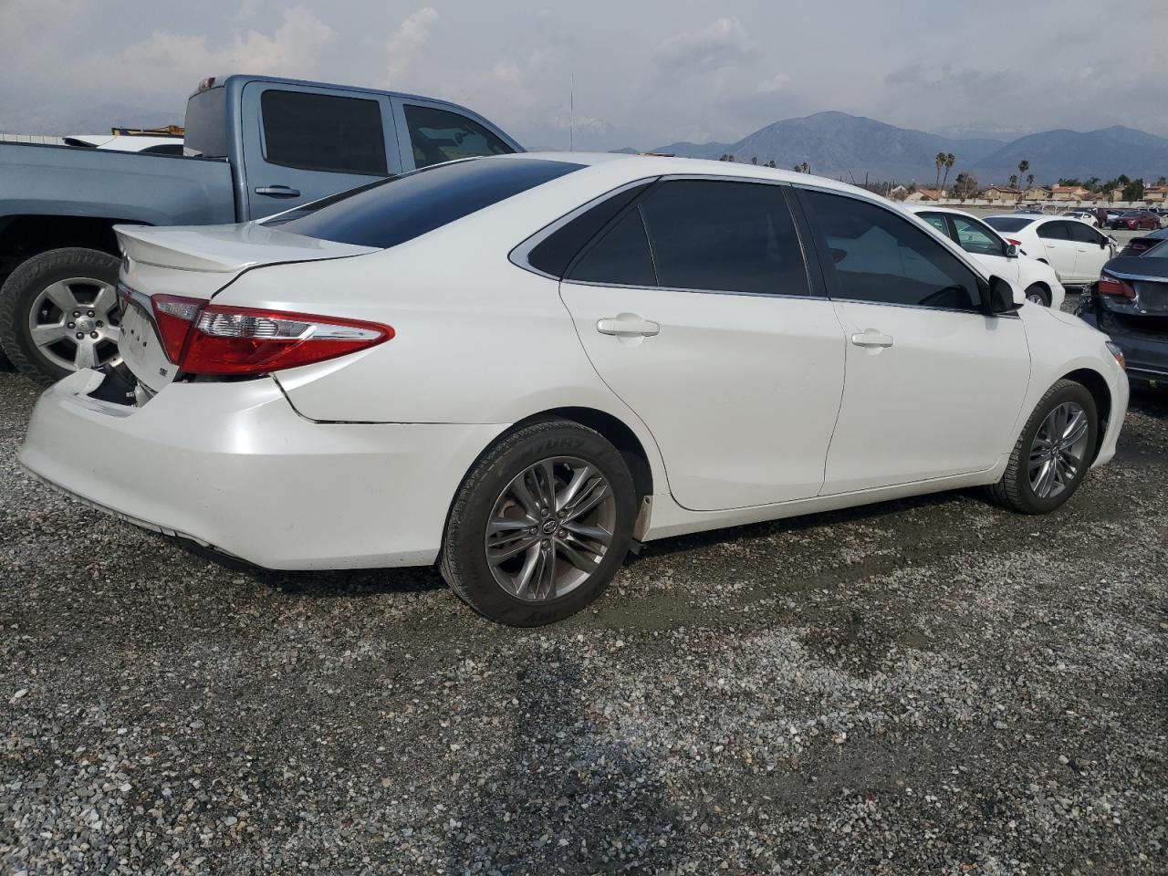 2016 Toyota Camry VIN 4T1BF1FK9GU257582 Copart auction photo, rear end damage thumbnail 3