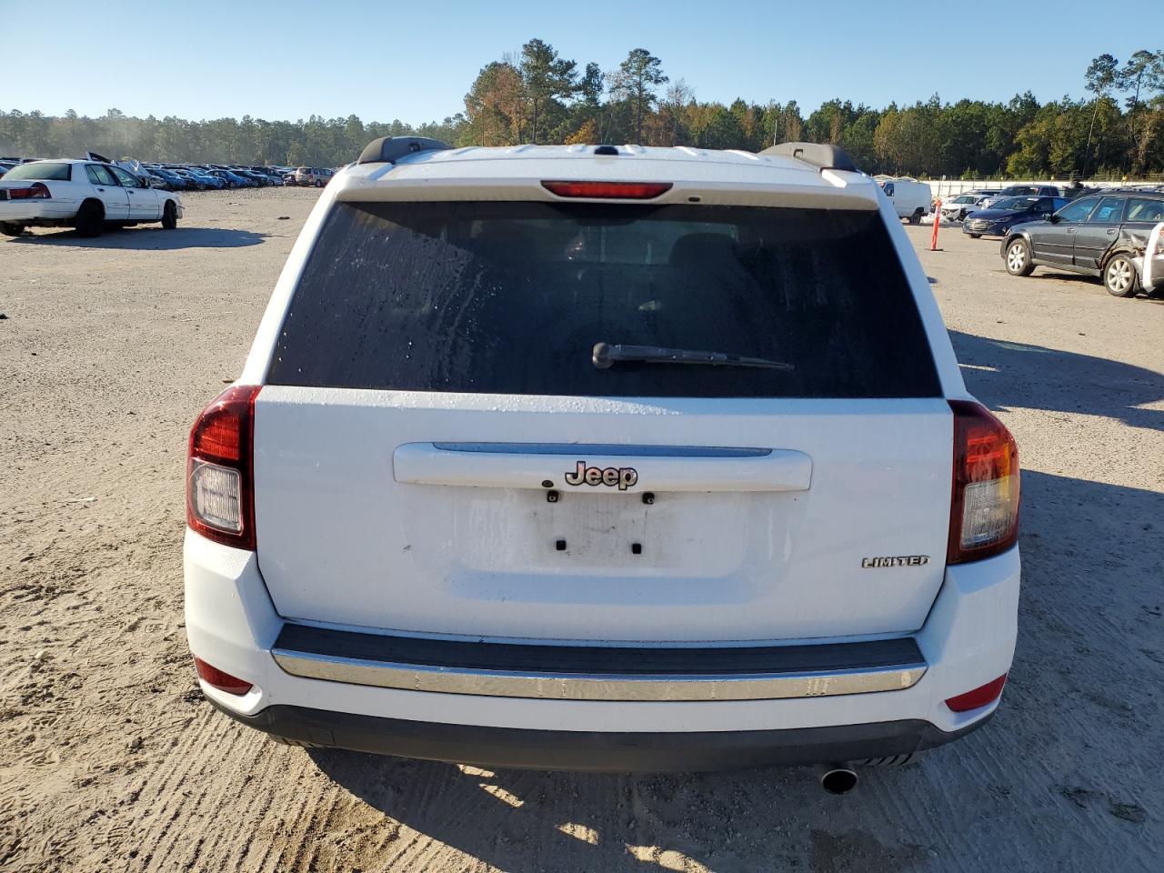 2014 Jeep Compass VIN 1C4NJCCB4ED652668 Copart auction photo, front end / side damage thumbnail 6