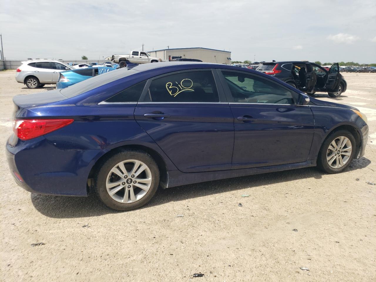 2014 Hyundai Sonata VIN 5NPEB4AC6EH860818 Copart auction photo, water/flood / minor dent/scratches damage thumbnail 3