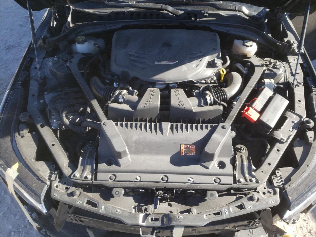 2022 Cadillac CT4-V VIN 1G6D75RPXN0410051 Copart auction photo, vandalism / front end damage thumbnail 11