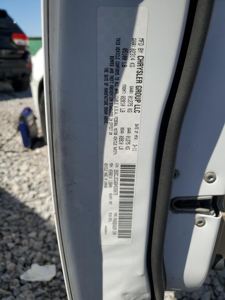2011 Dodge Charger VIN 2B3CL3CG6BH535672 Copart auction photo, front end damage thumbnail 12