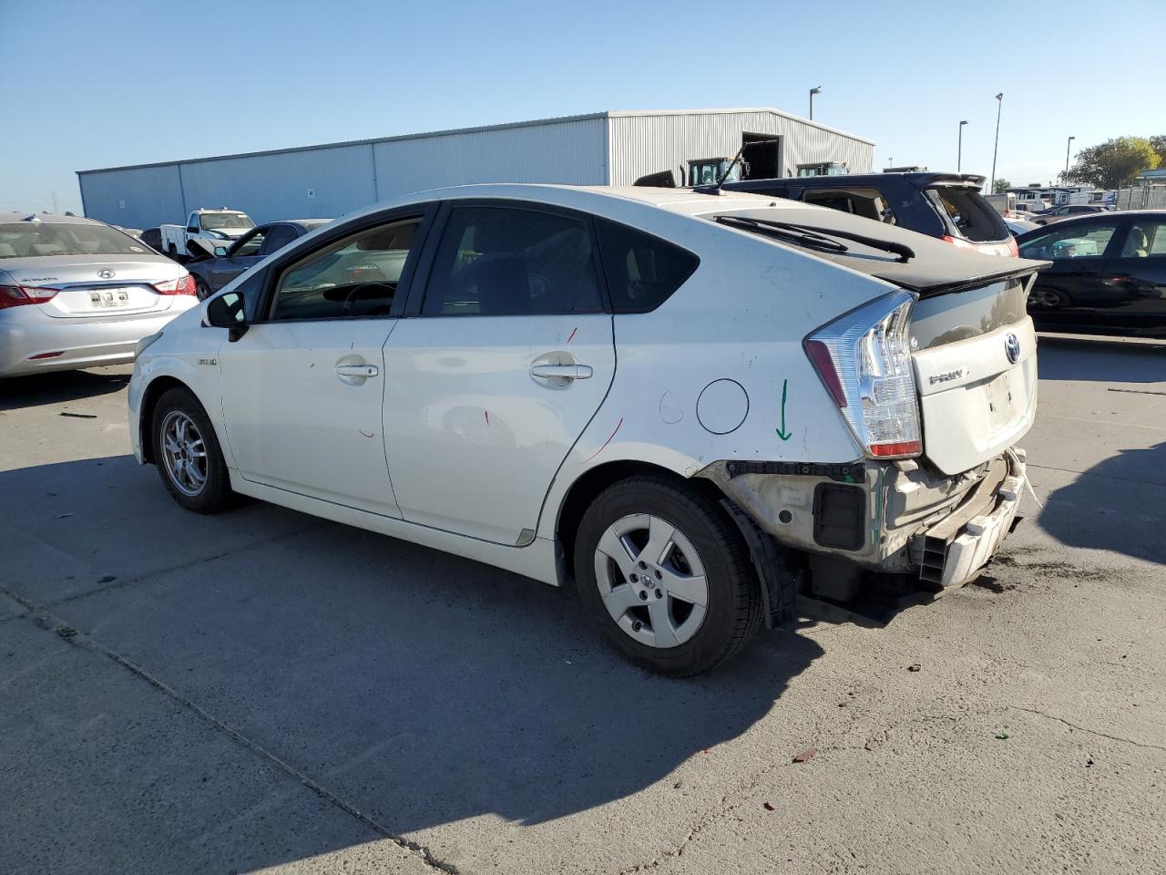 2011 Toyota Prius VIN JTDKN3DU3B1396219 Copart auction photo, rear end damage thumbnail 2