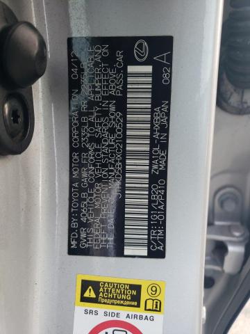 2012 Lexus CT VIN JTHKD5BHXC2100529 Copart auction photo, front end damage thumbnail 12