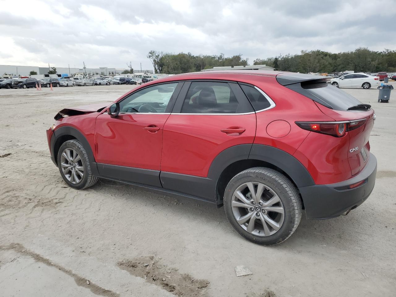 2021 Mazda CX-30 VIN 3MVDMABL7MM261162 Copart auction photo, front end / side damage thumbnail 2