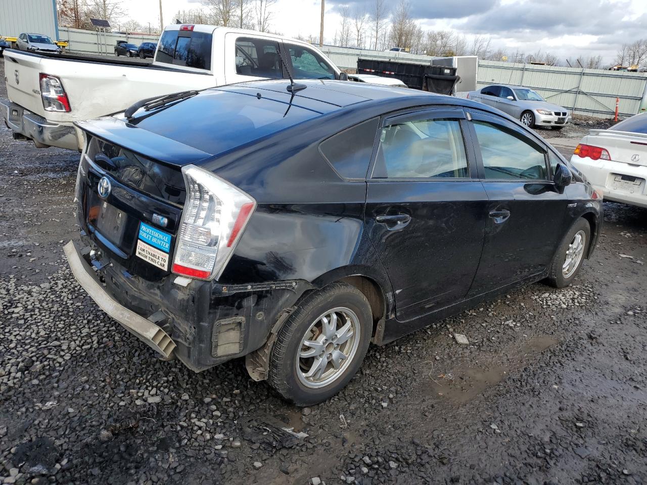 2010 Toyota Prius VIN JTDKN3DU9A0213099 Copart auction photo, rear end damage thumbnail 3