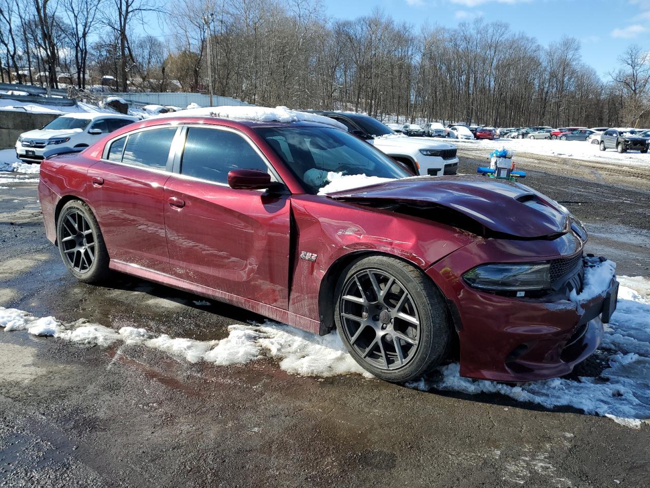 2018 Dodge Charger VIN 2C3CDXGJ9JH220991 Copart auction photo, front end / minor dent/scratches damage thumbnail 4