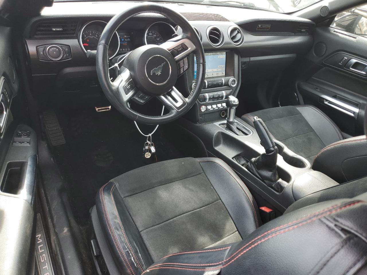 2019 Ford Mustang VIN 1FA6P8CF5K5173349 Copart auction photo, front end / side damage thumbnail 8