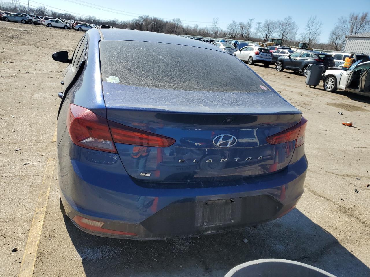 2019 Hyundai Elantra VIN 5NPD74LF9KH497401 Copart auction photo, side damage thumbnail 6