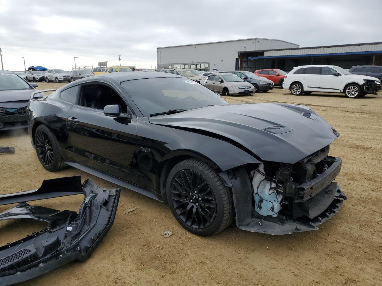 2019 Ford Mustang VIN 1FA6P8CF3K5182860 Copart auction photo, front end damage thumbnail 4