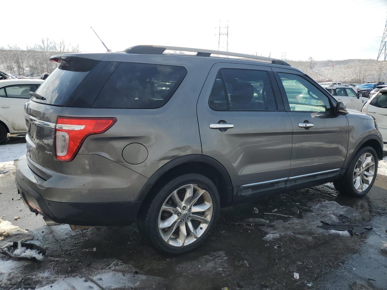 2011 Ford Explorer VIN 1FMHK8F81BGA21387 Copart auction photo, rear end / side damage thumbnail 3