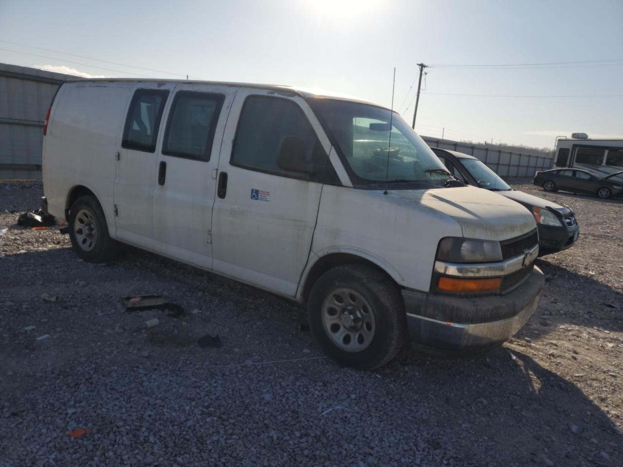2010 Chevrolet Express VIN 1GCUGADX2A1182046 Copart auction photo, water/flood damage thumbnail 4