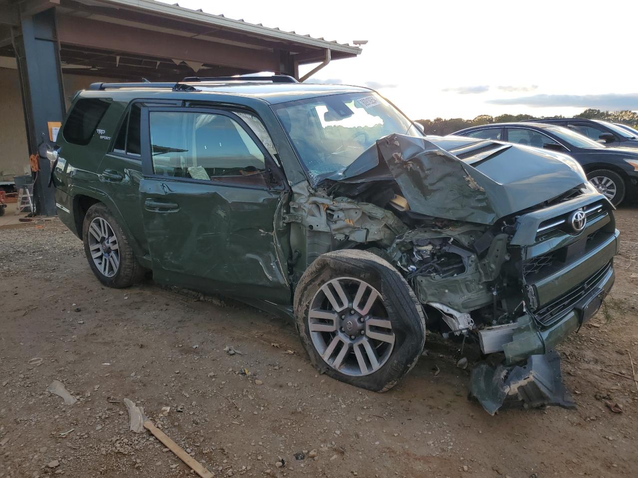2022 Toyota 4Runner VIN JTESU5JR1N5980805 Copart auction photo, front end / side damage thumbnail 4
