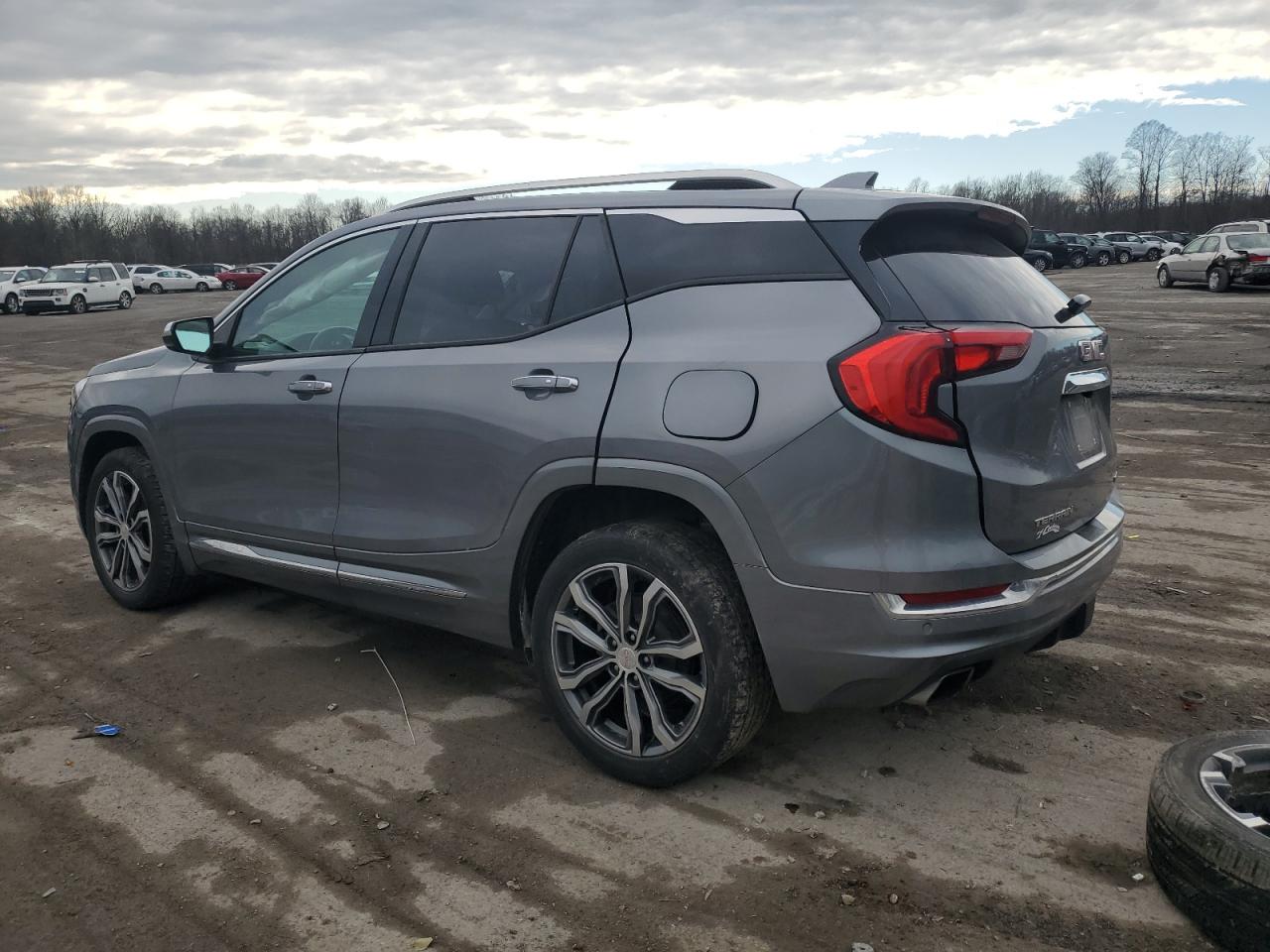 2018 GMC Terrain VIN 3GKALXEX4JL276586 Copart auction photo, front end / side damage thumbnail 2