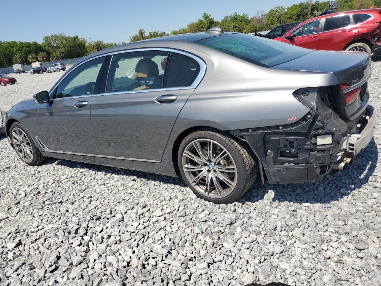 2016 BMW 7er VIN WBA7F2C52GG417277 Copart auction photo, rear end damage thumbnail 2