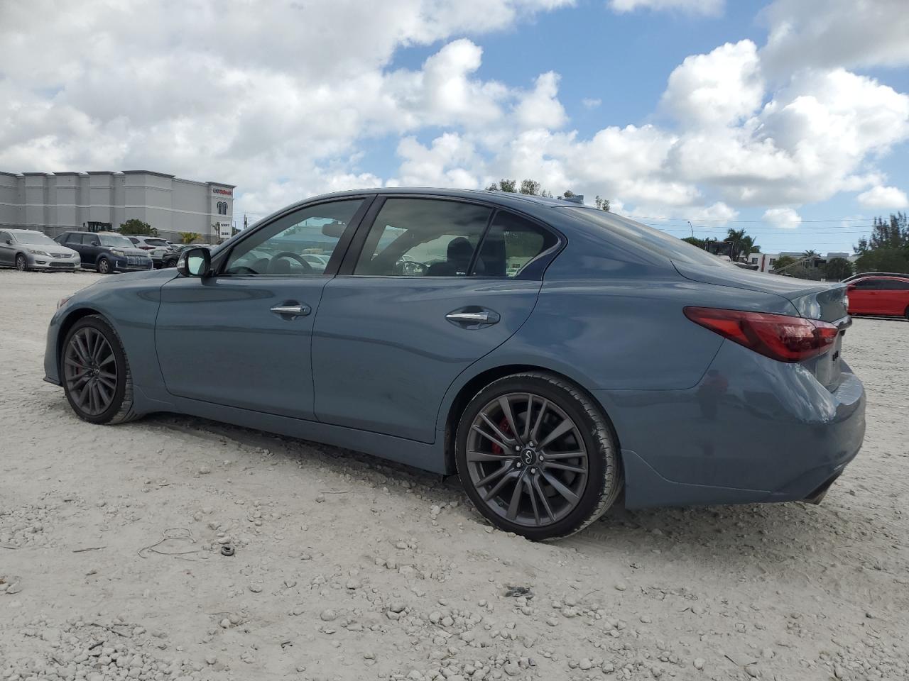 2024 Infiniti Q50 VIN JN1FV7DP0RM660155 Copart auction photo, side damage thumbnail 2