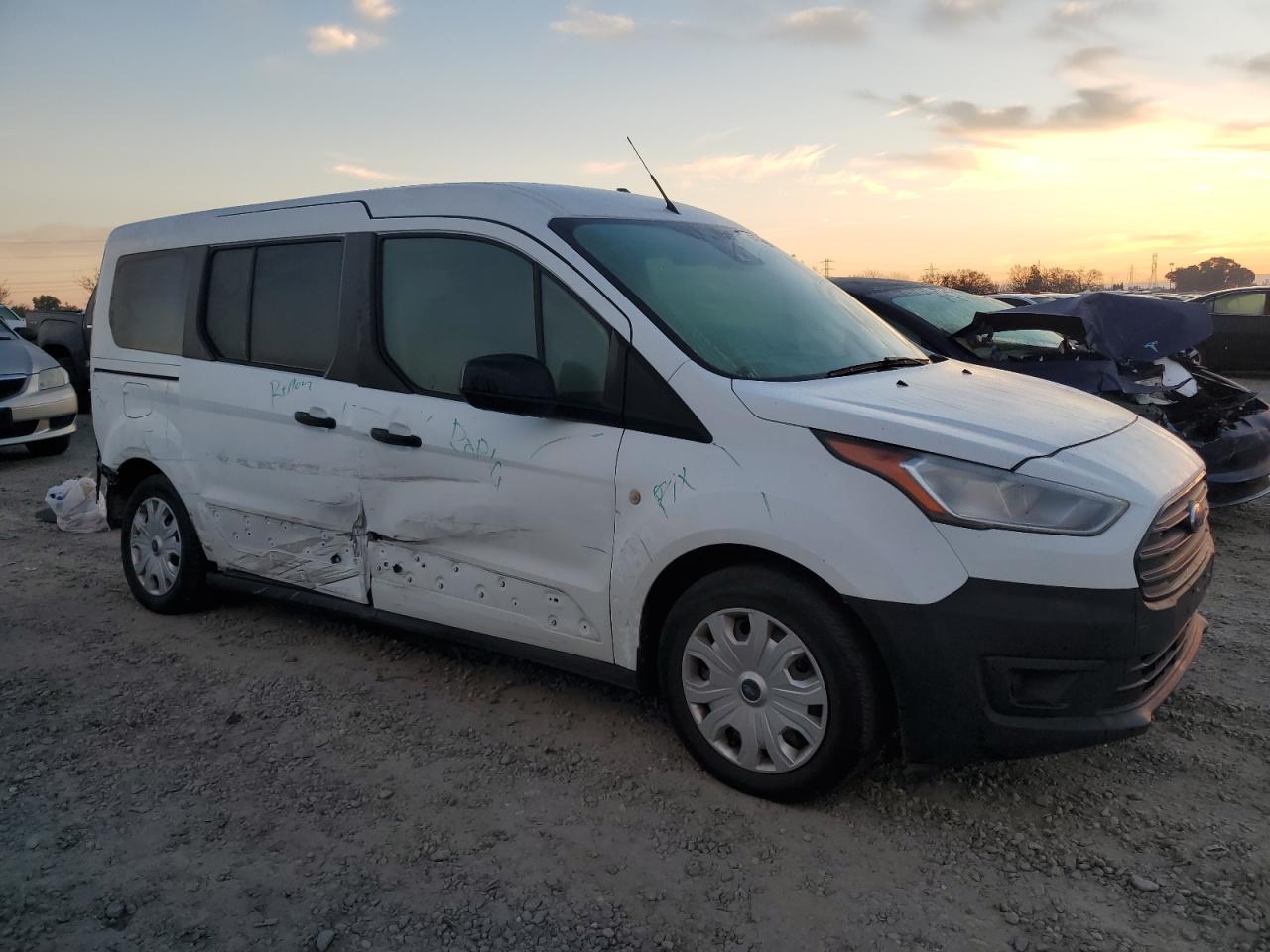 2020 Ford Transit VIN NM0GE9E26L1438015 Copart auction photo, side / rear end damage thumbnail 4