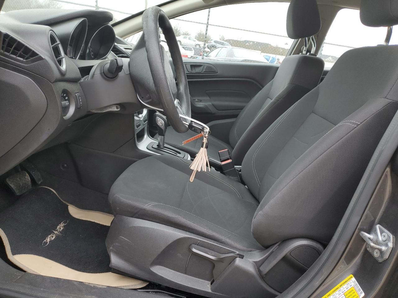2017 Ford Fiesta VIN 3FADP4BJ0HM155768 Copart auction photo, rear end damage thumbnail 7