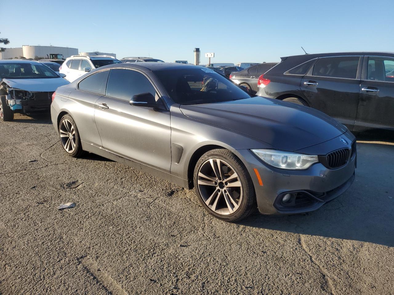 2014 BMW 4er VIN WBA3N9C51EK244646 Copart auction photo, rear end damage thumbnail 4