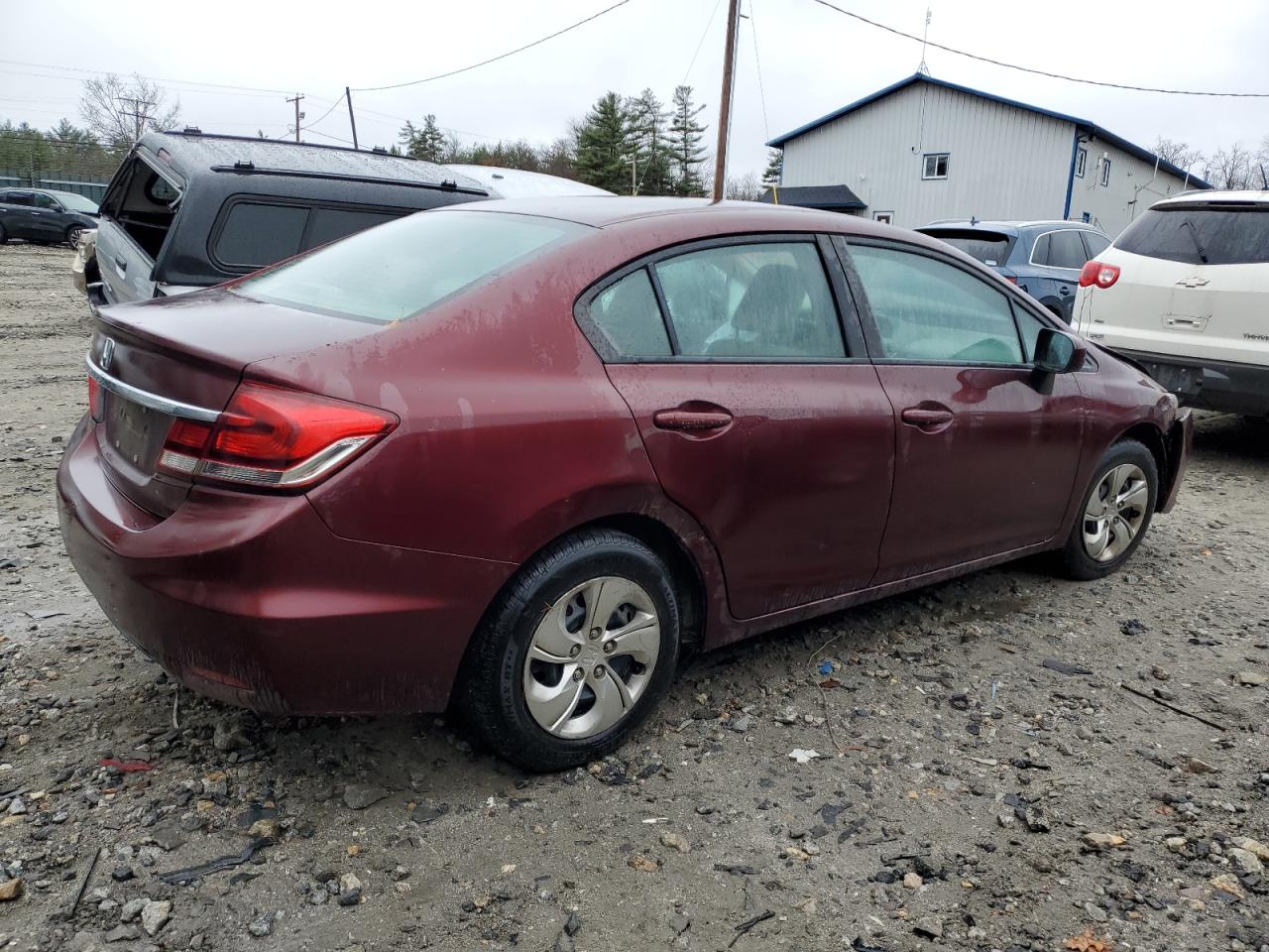 2015 Honda Civic VIN 19XFB2F51FE293832 Copart auction photo, front end / minor dent/scratches damage thumbnail 3