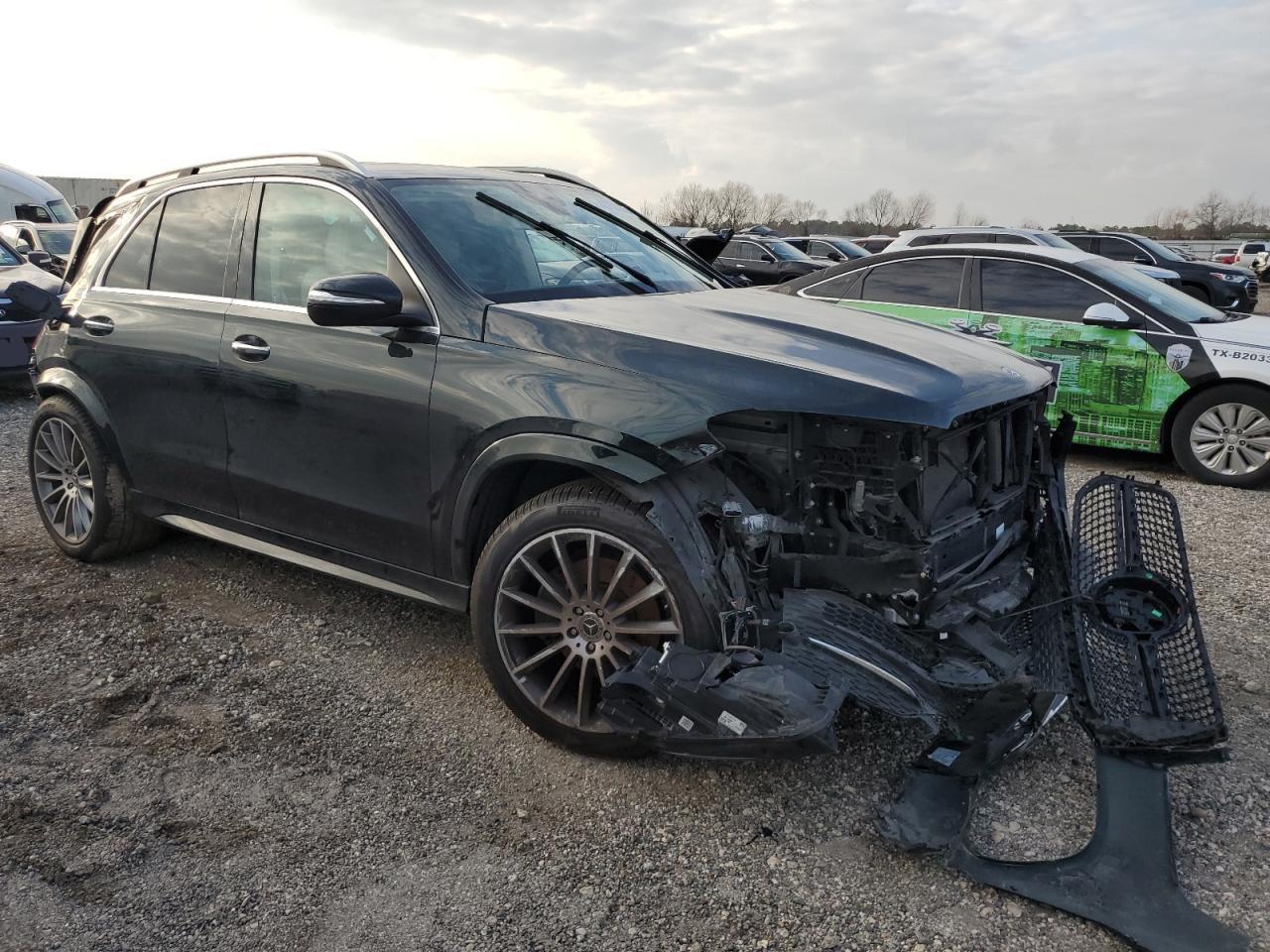 2020 Mercedes-Benz GLE VIN 4JGFB4JE3LA220443 Copart auction photo, rear end / front end damage thumbnail 4