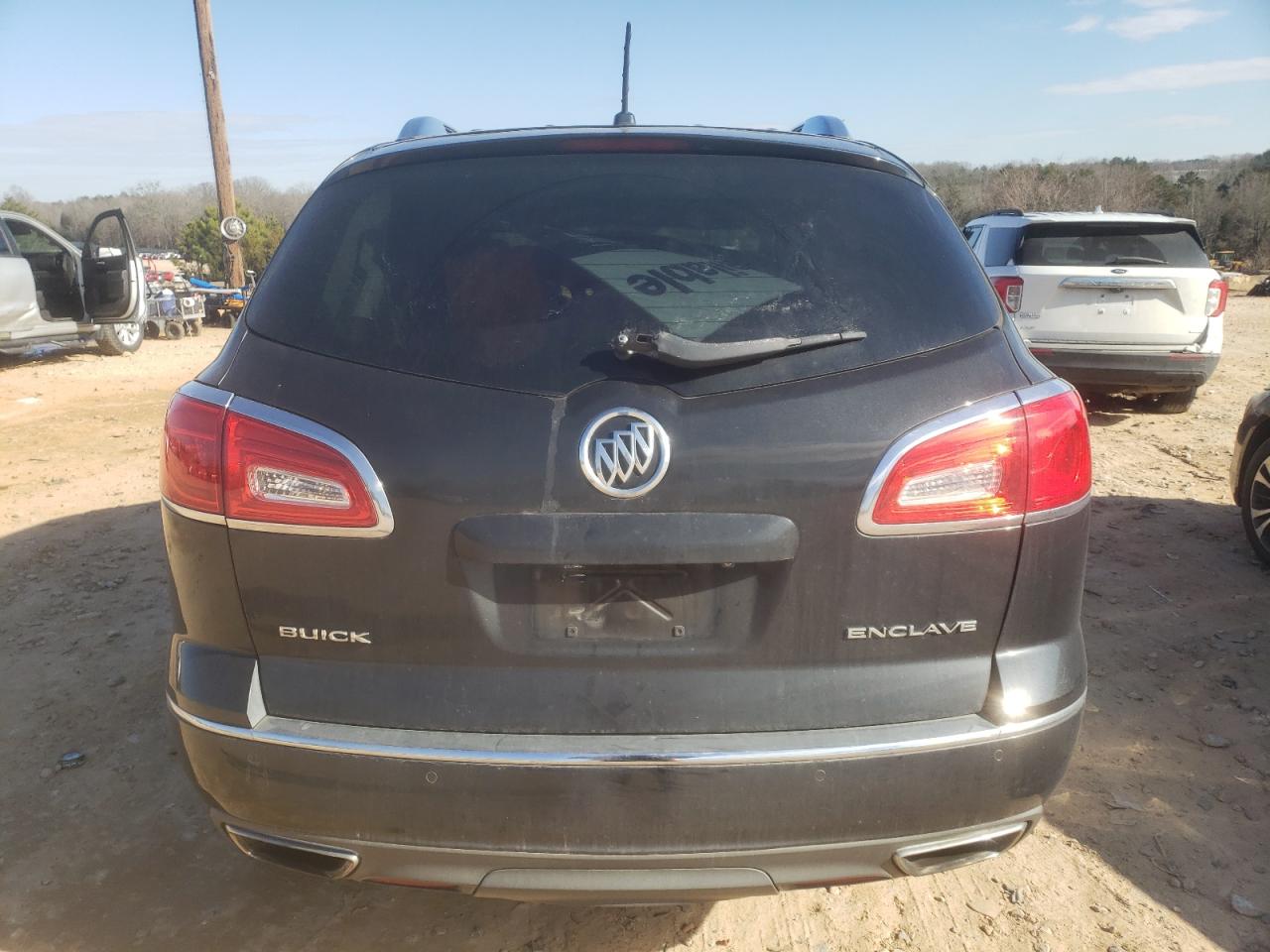 2014 Buick Enclave VIN 5GAKRBKD5EJ156418 Copart auction photo, front end / side damage thumbnail 6
