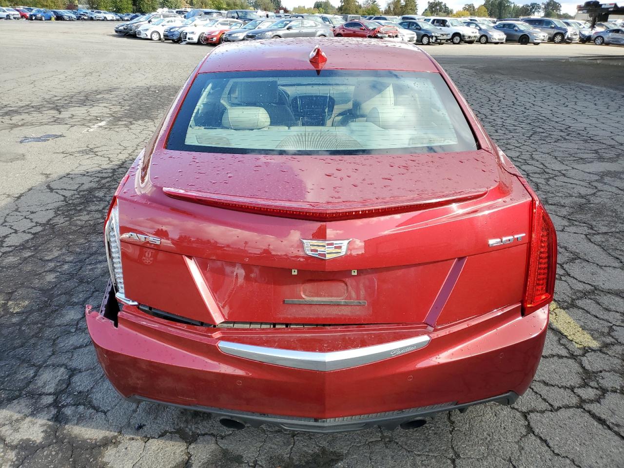 2016 Cadillac ATS VIN 1G6AB5RX3G0175514 Copart auction photo, rear end damage thumbnail 6