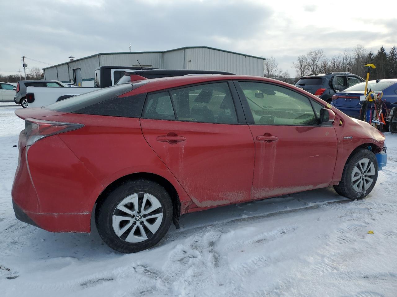 2017 Toyota Prius VIN JTDKARFU1H3539824 Copart auction photo, front end damage thumbnail 3