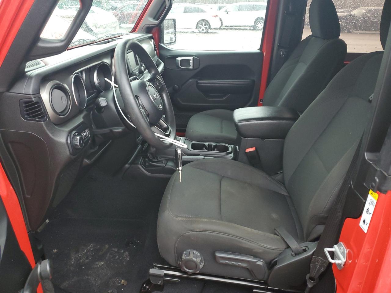 2019 Jeep Wrangler VIN 1C4GJXAGXKW579482 Copart auction photo, rear end damage thumbnail 7