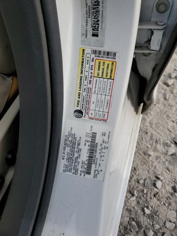 2010 Lincoln MKZ VIN 3LNHL2GC1AR650006 Copart auction photo, undercarriage damage thumbnail 14