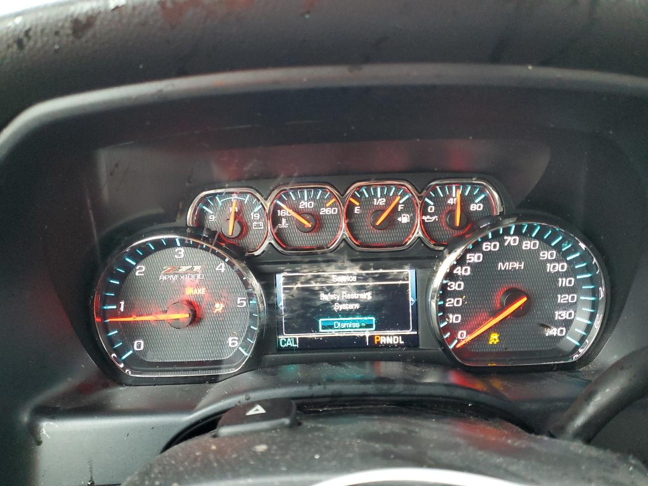 2018 Chevrolet Silverado VIN 3GCUKREC7JG461406 Copart auction photo, front end / all over damage thumbnail 9
