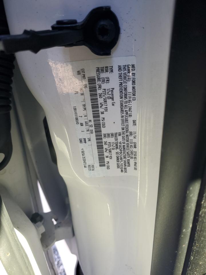 2015 Ford C-MAX VIN 1FADP5CU6FL103249 Copart auction photo, front end / side damage thumbnail 12