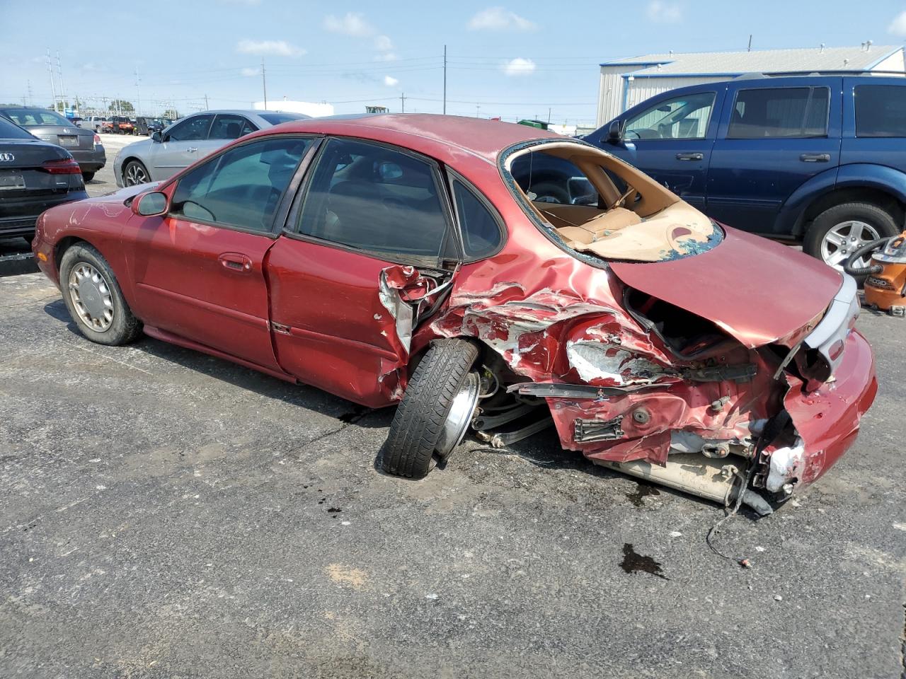 1997 Ford Taurus VIN 1FALP53S1VG148018 Copart auction photo, all over / mechanical damage thumbnail 2
