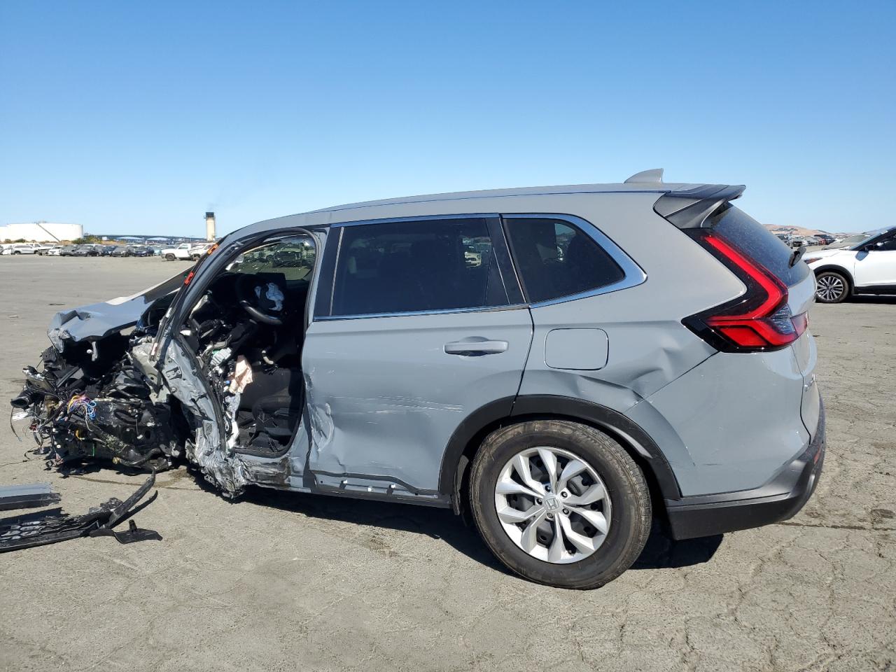 2024 Honda CR-V VIN 2HKRS4H27RH458049 Copart auction photo, front end / side damage thumbnail 2