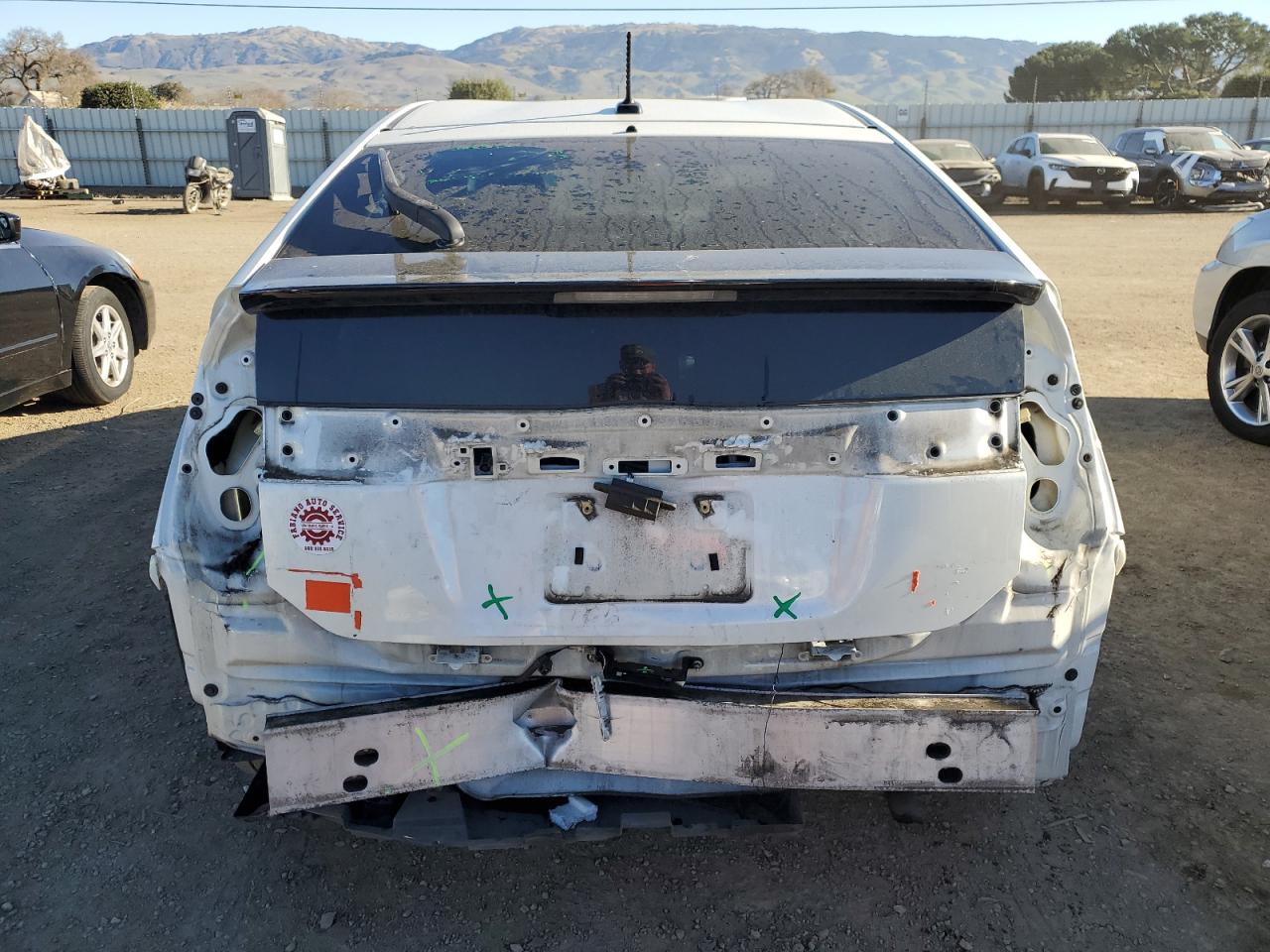 2015 Toyota Prius VIN JTDKN3DU4F0411063 Copart auction photo, rear end damage thumbnail 6