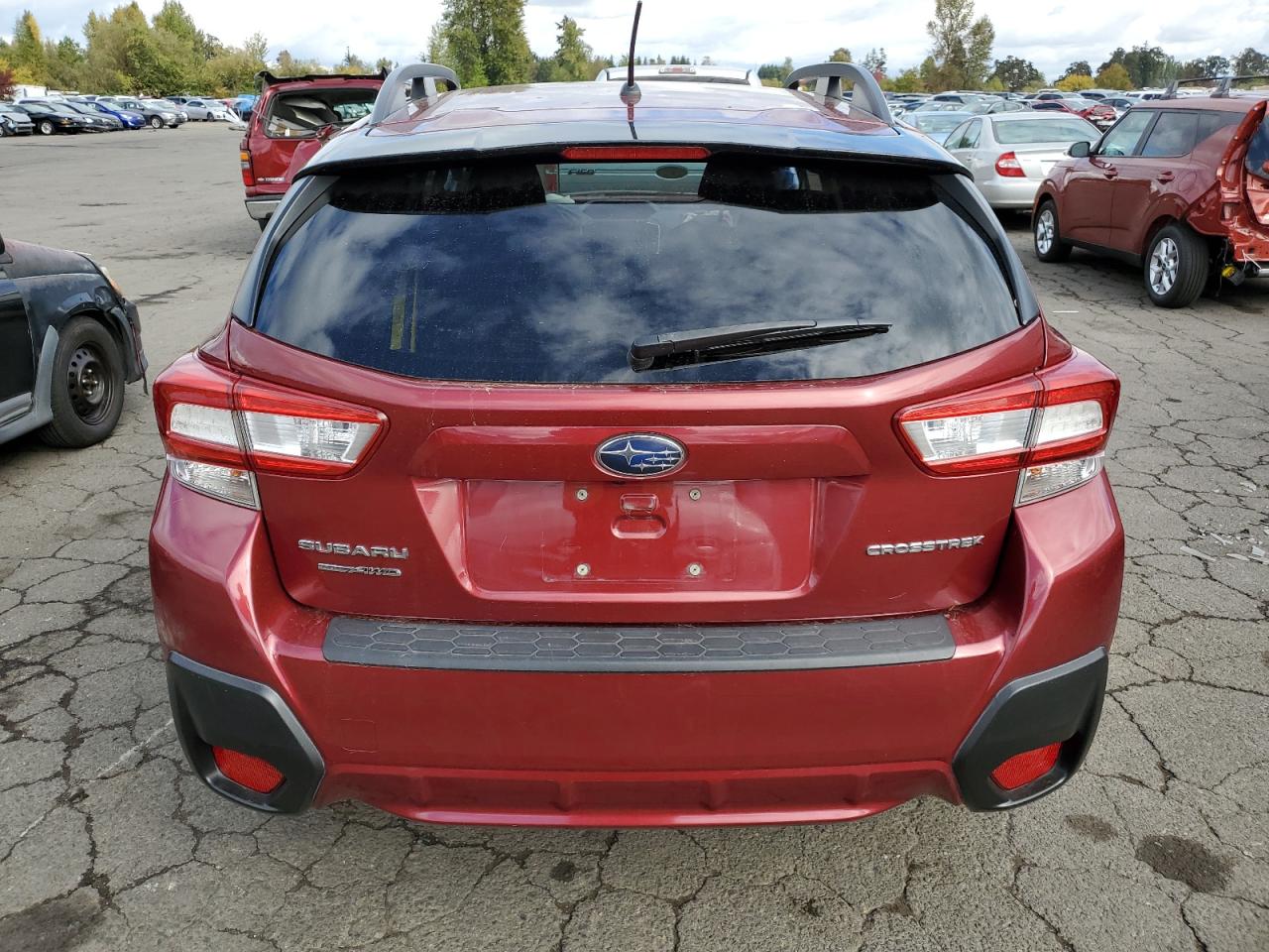 2018 Subaru XV VIN JF2GTAAC6J9318255 Copart auction photo, front end damage thumbnail 6