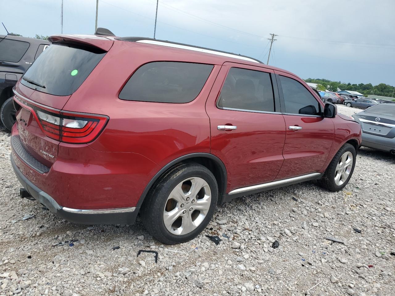 2014 Dodge Durango VIN 1C4RDHDG8EC508322 Copart auction photo, front end damage thumbnail 3