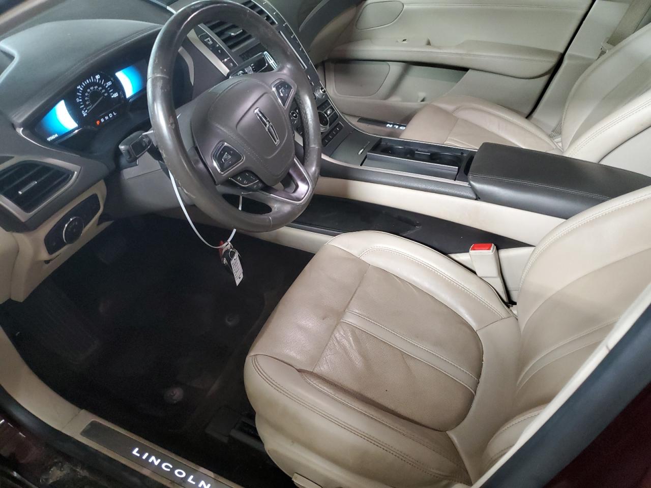 2018 Lincoln MKZ VIN 3LN6L5MU4JR609844 Copart auction photo, front end / side damage thumbnail 7