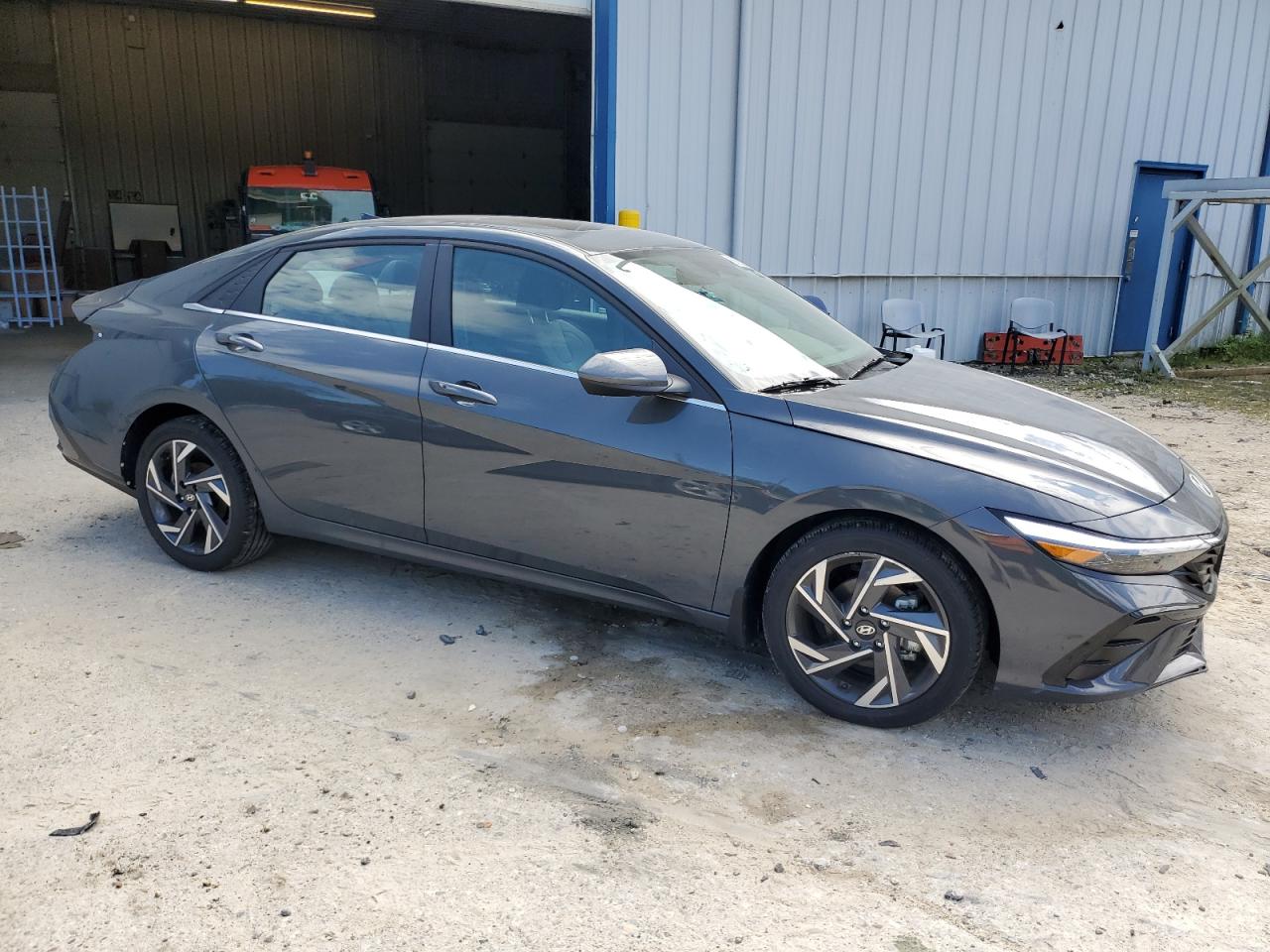 2024 Hyundai Elantra VIN KMHLS4DG7RU713162 Copart auction photo, rear end damage thumbnail 4