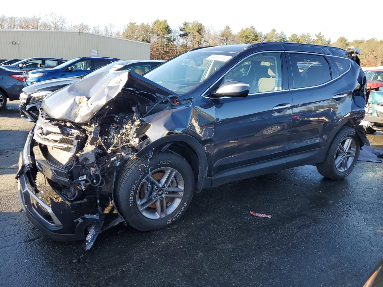 2018 Hyundai Santa Fe VIN 5NMZU3LB7JH062071