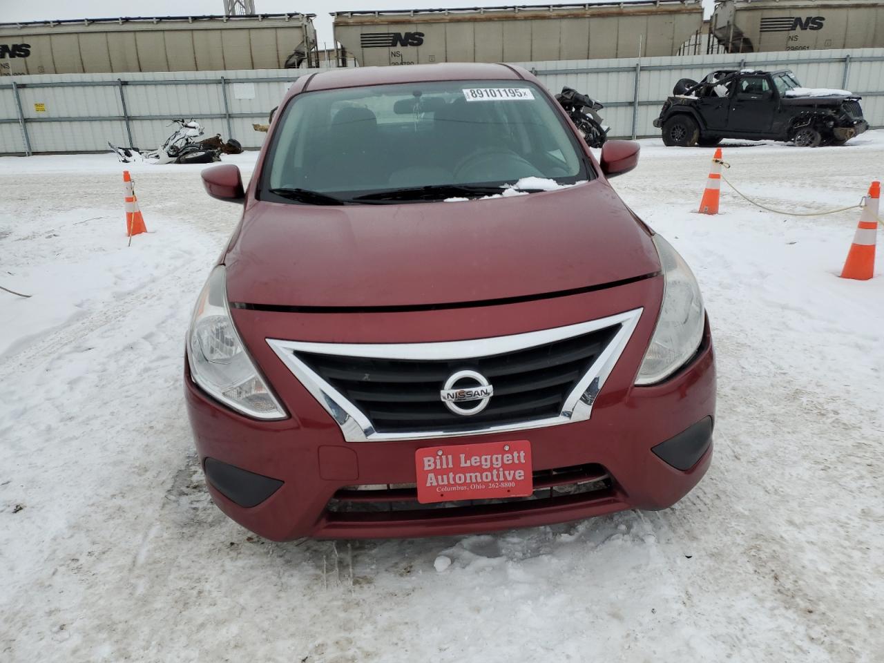 2016 Nissan Versa VIN 3N1CN7AP6GL879023 Copart auction photo, front end damage thumbnail 5