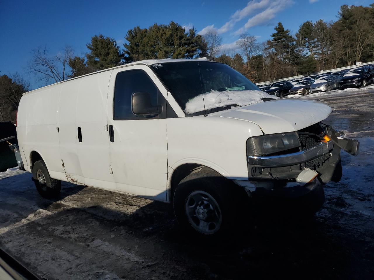 2018 Chevrolet Express VIN 1GCZGHFG2J1246176 Copart auction photo, front end / mechanical damage thumbnail 4
