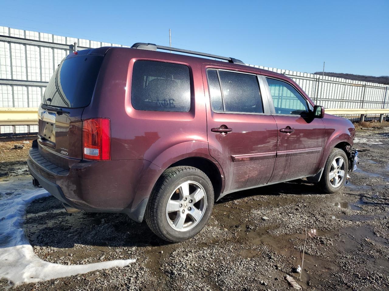 2011 Honda Pilot VIN 5FNYF4H59BB038775 Copart auction photo, front end damage thumbnail 3